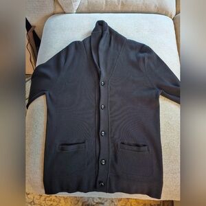 J. Crew  Dark Gray Shawl Collar Cardigan